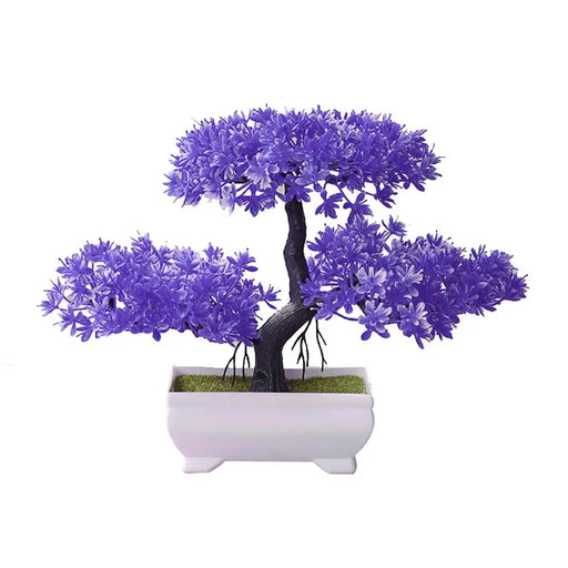 Welcoming Pine Bonsai Artificial Plants Bonsai Small Tree Pot Plant Fake Potted Ornaments for Home Decoration Hotel Garden Decor